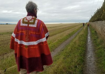 Keepers of the Soil, North Light Arts, John Muir Fellowship, Keeper of the Soils, Keeper walking the pilgrimage for COP26